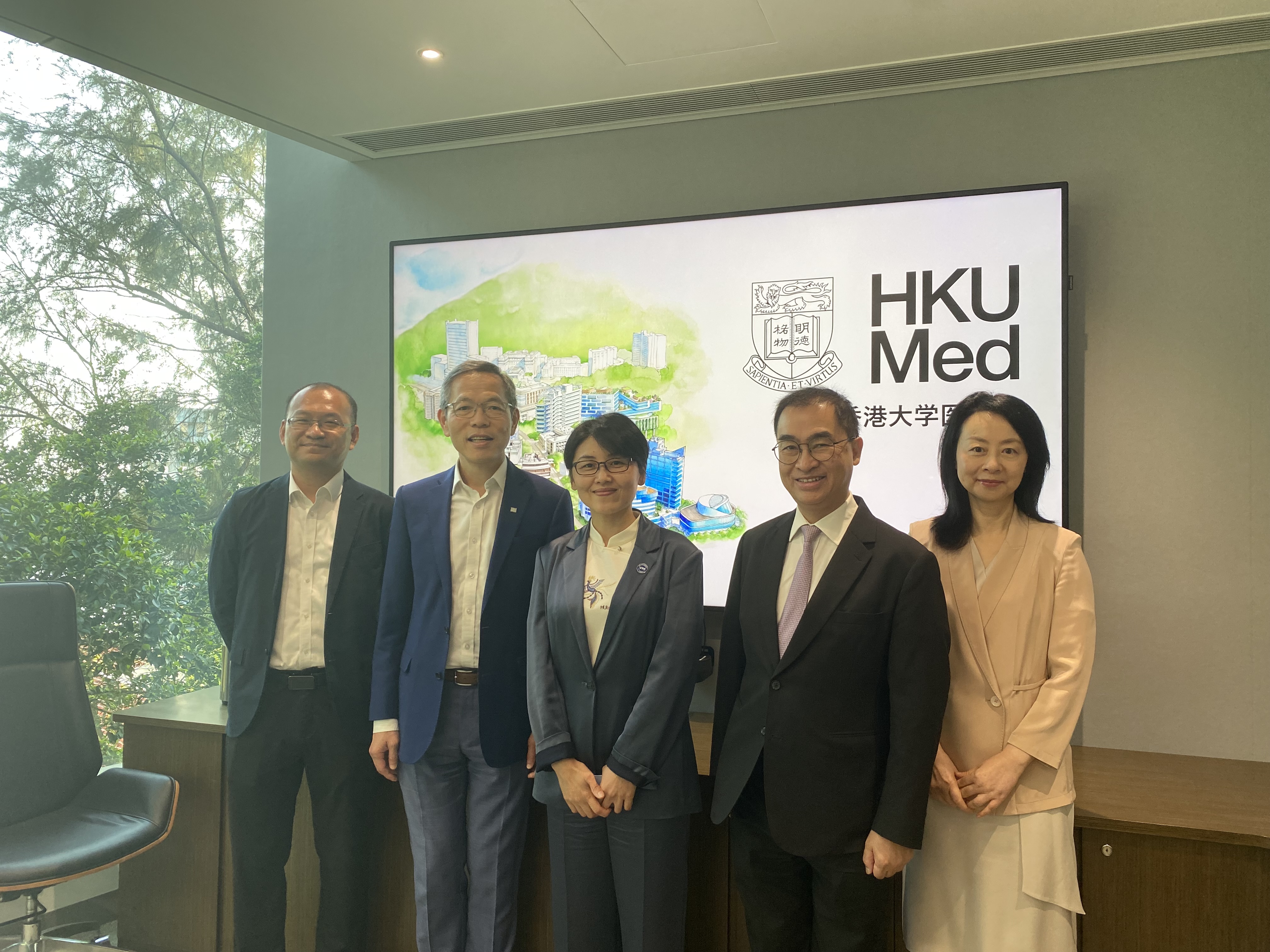 HKUMed, SMART and GBAICTI Met in Hong Kong to Foster Talent Exchange and Collaboration